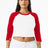 BELLA + CANVAS Women's Micro Rib Three-Quarter Raglan Sleeve Baby Tee