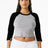 BELLA + CANVAS Women's Micro Rib Three-Quarter Raglan Sleeve Baby Tee