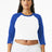 BELLA + CANVAS Women's Micro Rib Three-Quarter Raglan Sleeve Baby Tee