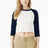 BELLA + CANVAS Women's Micro Rib Three-Quarter Raglan Sleeve Baby Tee