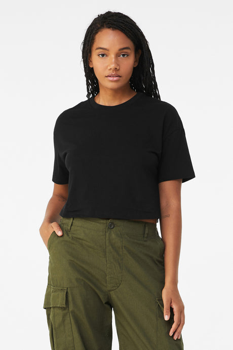 BELLA + CANVAS Women's Jersey Crop Tee