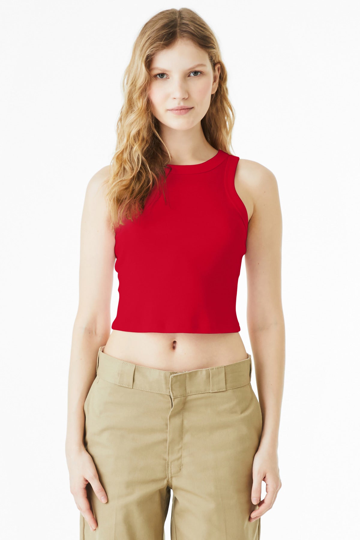 BELLA + CANVAS Women's Micro Rib Racer Tank