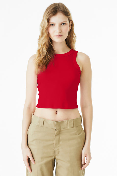 BELLA + CANVAS Women's Micro Rib Racer Tank