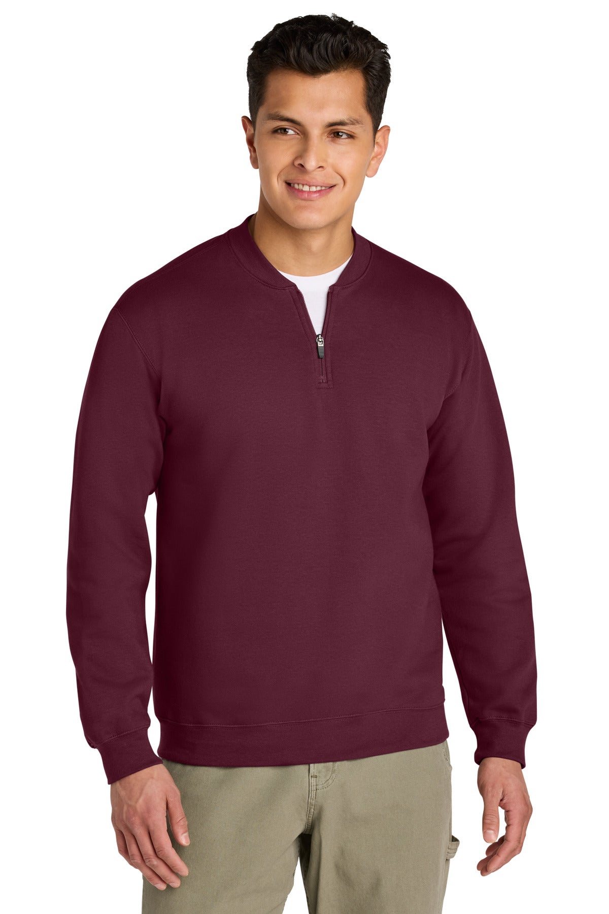 Gildan Men's Softstyle Midweight 1/4 Zip Sweatshirt