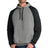 Jerzees Men's   NuBlend   Colorblock Raglan Hoodie Sweatshirt 96C