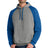 Jerzees Men's   NuBlend   Colorblock Raglan Hoodie Sweatshirt 96C
