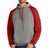 Jerzees Men's   NuBlend   Colorblock Raglan Hoodie Sweatshirt 96C