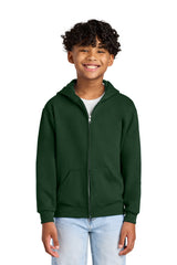Jerzees Youth   NuBlend   Full-Zip Hooded Sweatshirt