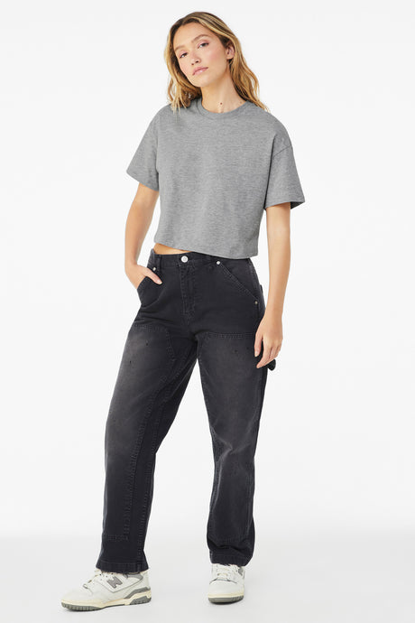 BELLA + CANVAS Women's Jersey Crop Tee