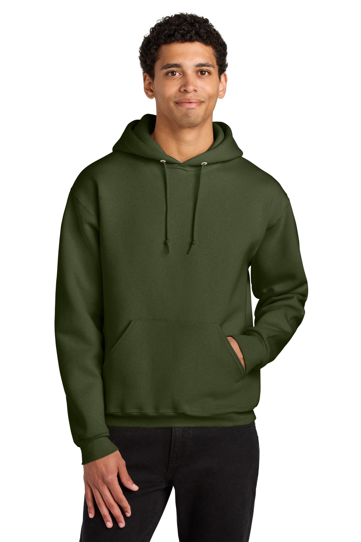 Jerzees Men's Rugged   Hooded Sweatshirt H12M