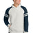 Jerzees Men's   NuBlend   Varsity Colorblock Hooded Sweatshirt 97C
