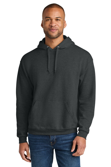 Jerzees Men's Ultimate   CVC Ring Spun Hooded Sweatshirt IC49M