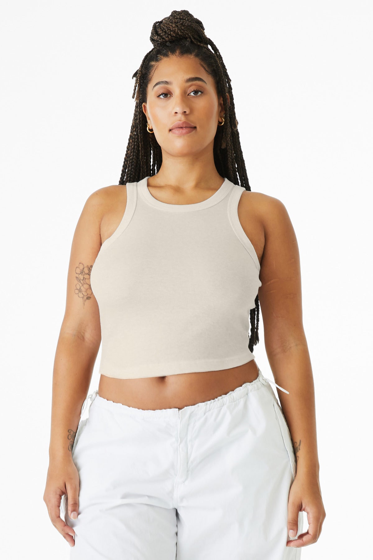 BELLA + CANVAS Women's Micro Rib Racer Tank