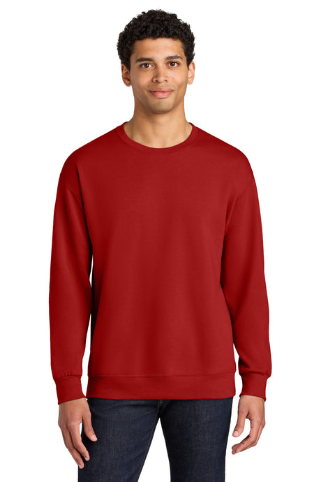 Jerzees Men's Ultimate   CVC Ring Spun Crewneck Sweatshirt IC48M