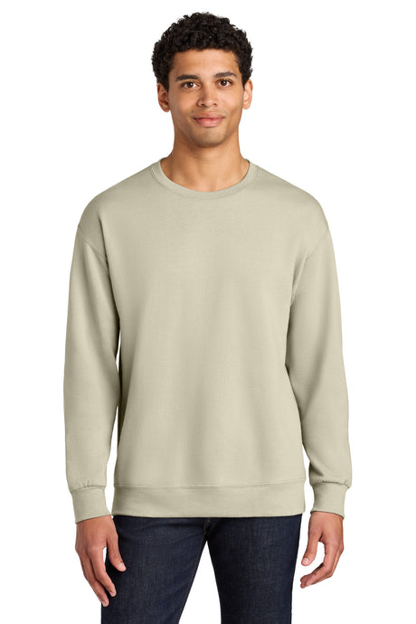 Jerzees Men's Ultimate   CVC Ring Spun Crewneck Sweatshirt IC48M