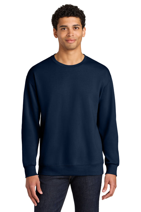Jerzees Men's Ultimate   CVC Ring Spun Crewneck Sweatshirt IC48M