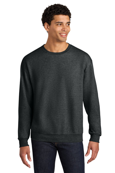 Jerzees Men's Ultimate   CVC Ring Spun Crewneck Sweatshirt IC48M