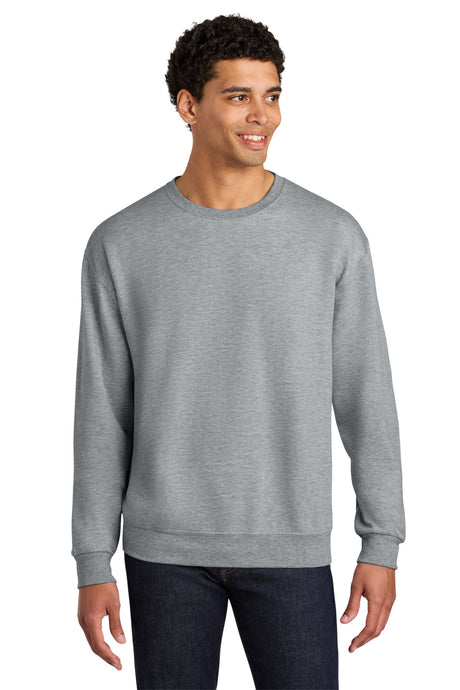 Jerzees Men's Ultimate   CVC Ring Spun Crewneck Sweatshirt IC48M