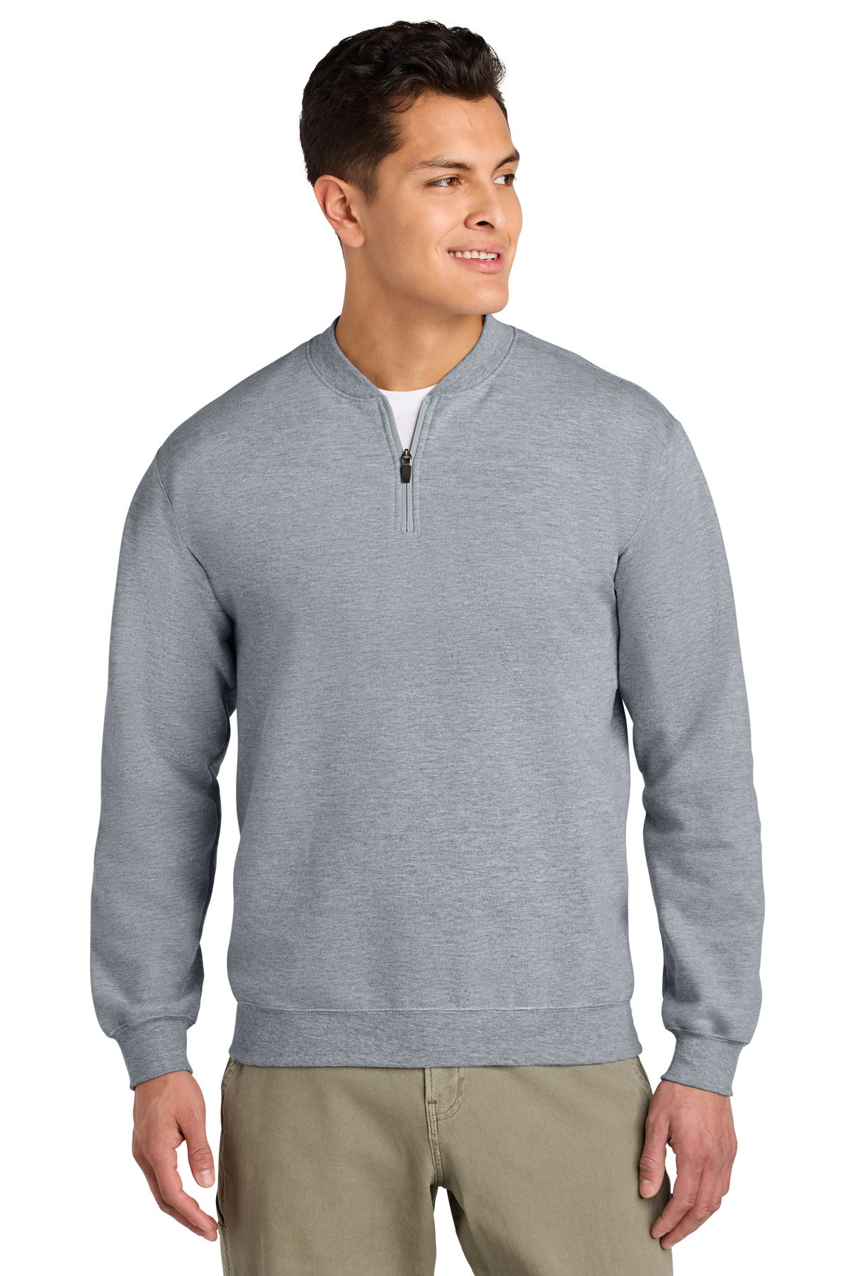 Gildan Men's Softstyle Midweight 1/4 Zip Sweatshirt