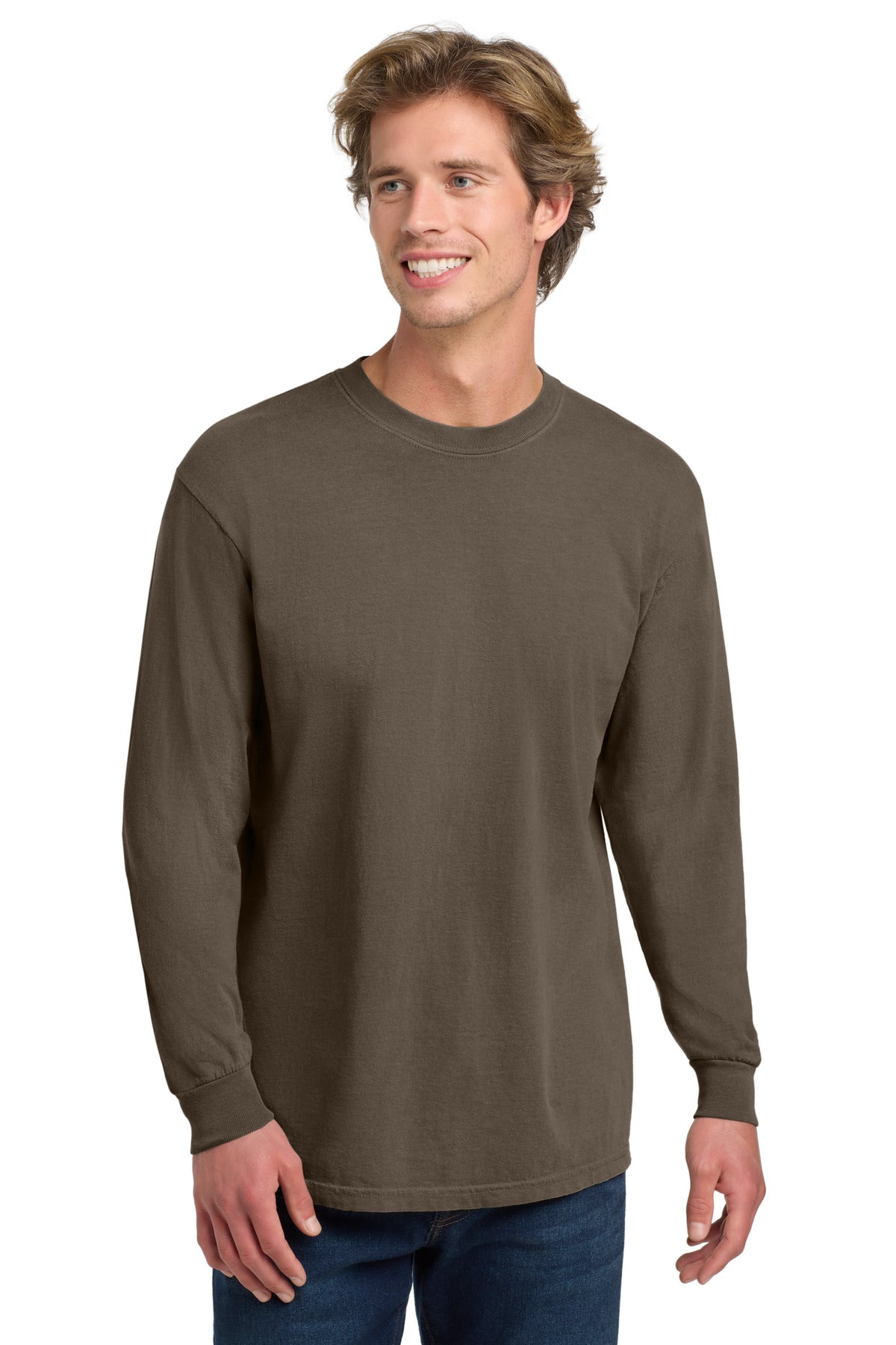 Comfort Colors Men's    Heavyweight Ring Spun Long Sleeve Tee
