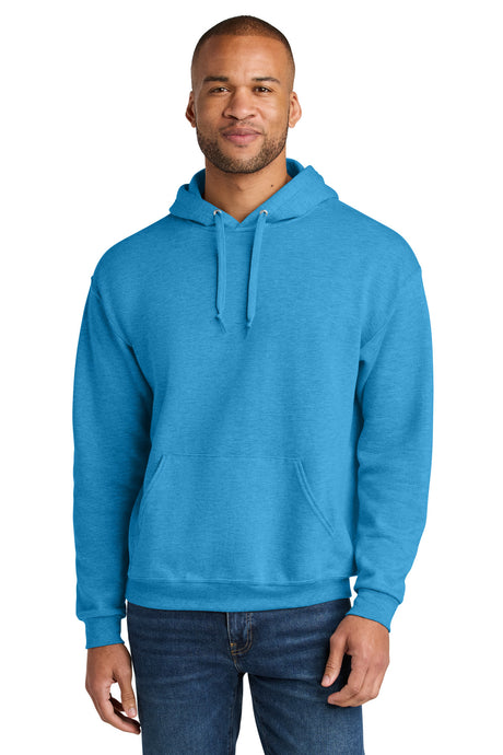 Jerzees Men's Ultimate   CVC Ring Spun Hooded Sweatshirt IC49M
