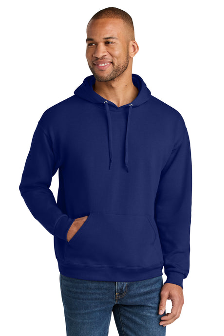 Jerzees Men's Ultimate   CVC Ring Spun Hooded Sweatshirt IC49M