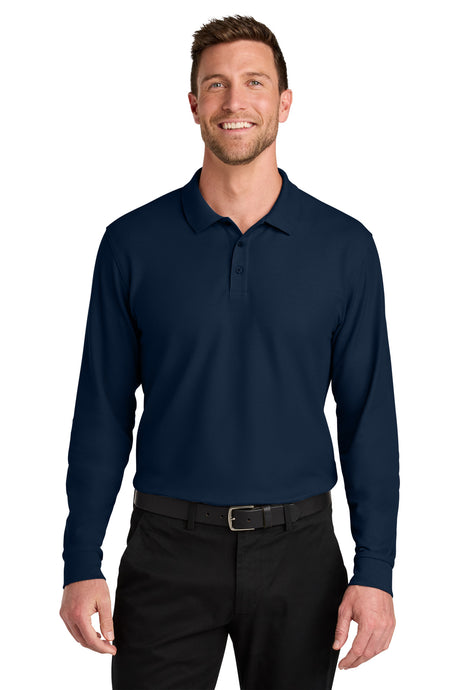 Port Authority Men's   Wearever Signature Pique Long Sleeve Polo K200LS