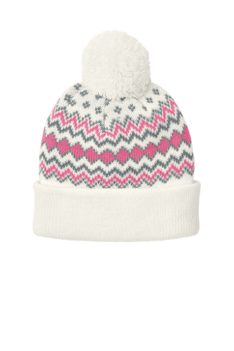 Port Authority Men's   Alpine Pom Beanie C991