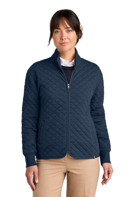 Brooks Brothers Women's   Diamond Quilt Full-Zip BB18213