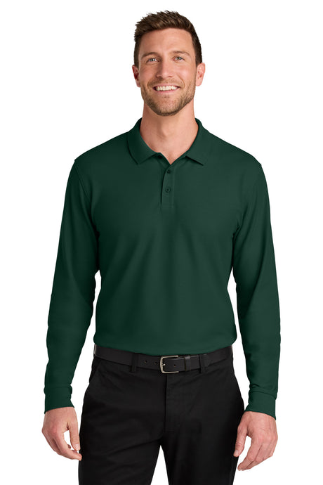 Port Authority Men's   Wearever Signature Pique Long Sleeve Polo K200LS