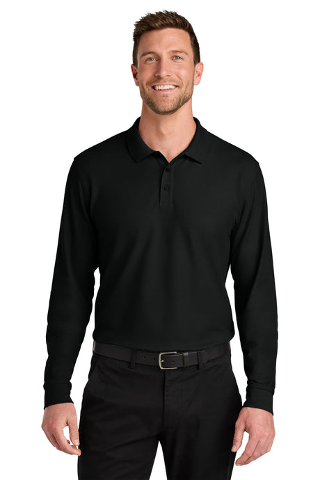 Port Authority Men's   Wearever Signature Pique Long Sleeve Polo K200LS