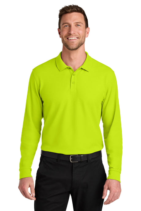 Port Authority Men's   Wearever Signature Pique Long Sleeve Polo K200LS