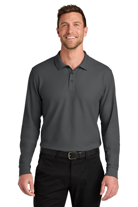 Port Authority Men's   Wearever Signature Pique Long Sleeve Polo K200LS