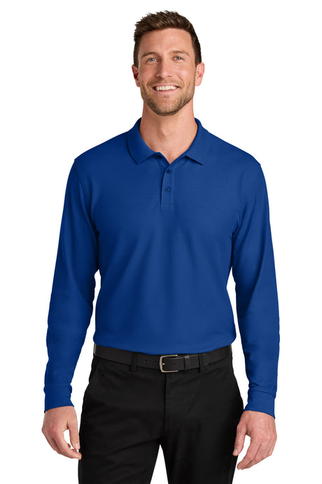 Port Authority Men's   Wearever Signature Pique Long Sleeve Polo K200LS