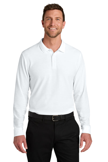 Port Authority Men's   Wearever Signature Pique Long Sleeve Polo K200LS