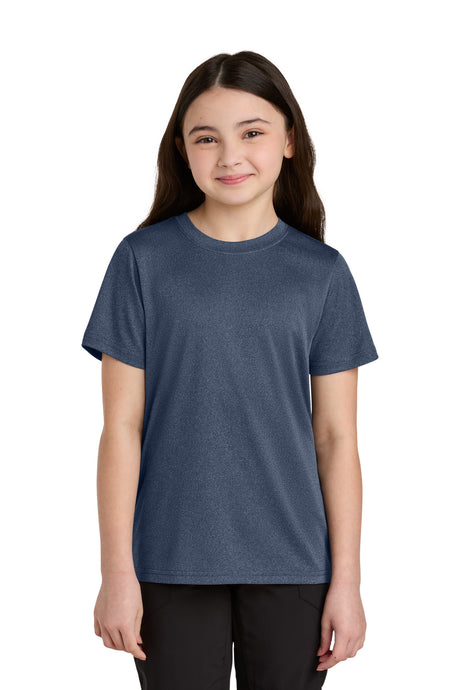 Port & Co Youth   Heather Performance Tee PC390Y