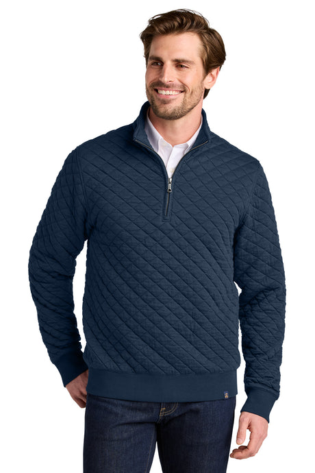 Brooks Brothers Men's   Diamond Quilt 1/4-Zip BB18212