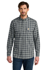 Carhartt Men's   Rugged Flex   Plaid Long Sleeve Shirt CT107109