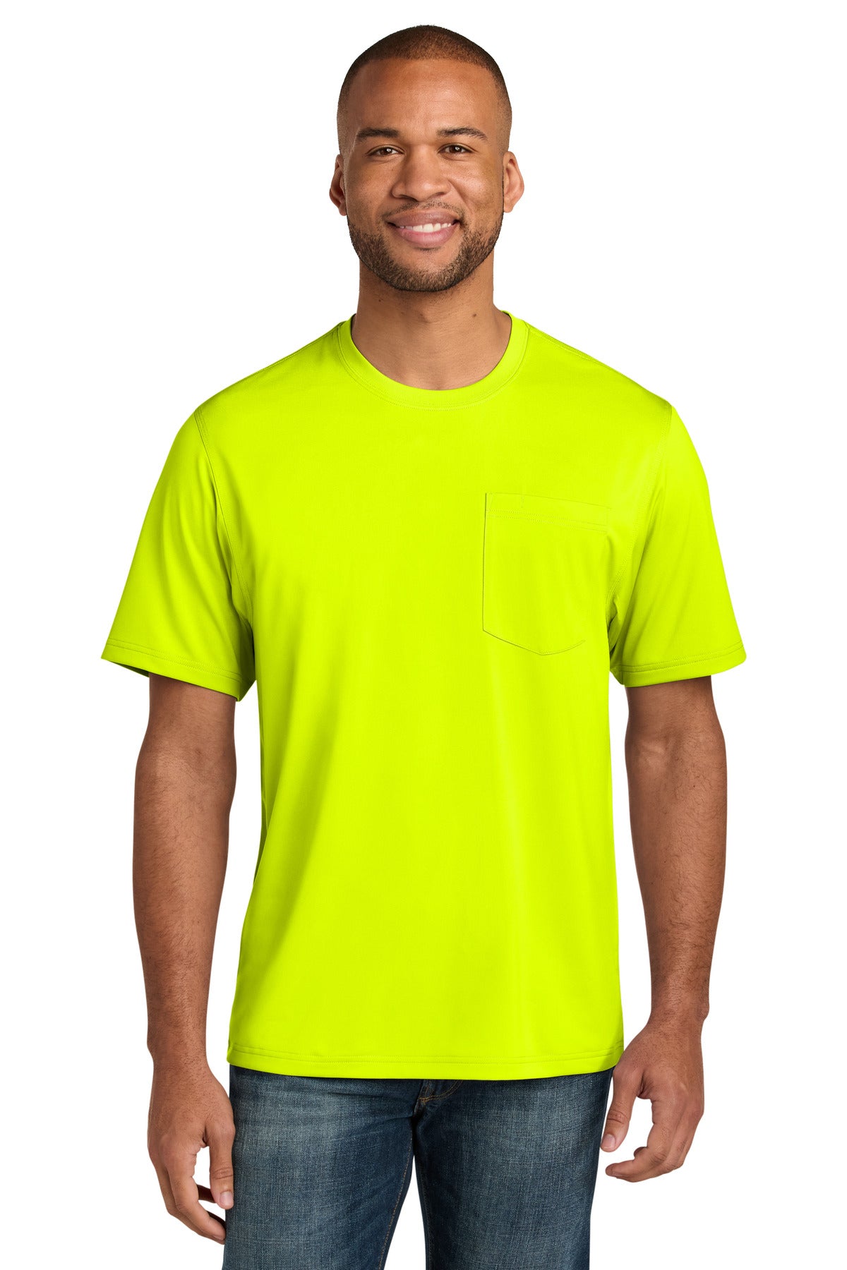 CornerStone Men's   Tall Workwear Pro Short Sleeve Pocket Tee TLCS440P