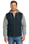 CornerStone Men's   Duck Fleece Full-Zip Hooded Jacket CSJ42