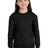 Port & Co Youth   Core Fleece Crewneck Pocket Sweatshirt PC78YPKT