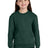 Port & Co Youth   Core Fleece Crewneck Pocket Sweatshirt PC78YPKT