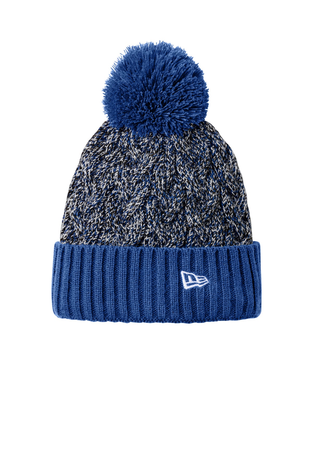 New Era Men's   Marled Knit Pom Beanie NE910