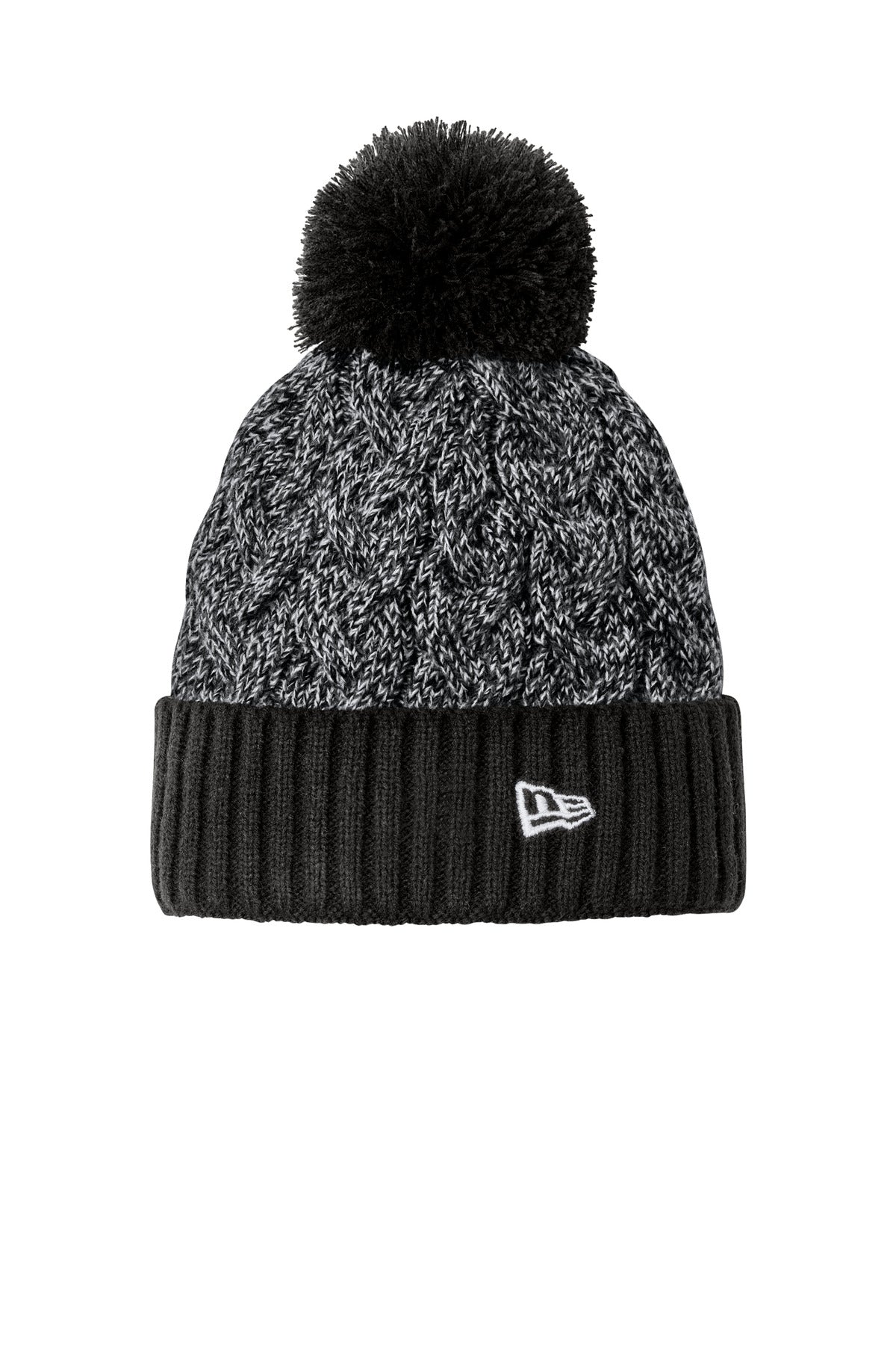 New Era Men's   Marled Knit Pom Beanie NE910