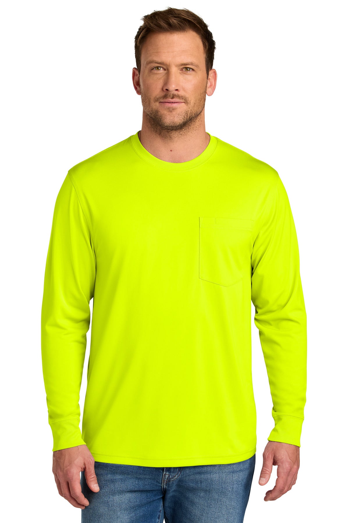 CornerStone Men's   Workwear Pro Long Sleeve Pocket Tee CS440LSP