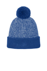 Sport-Tek Men's   Halftime Heather Pom Beanie STC68