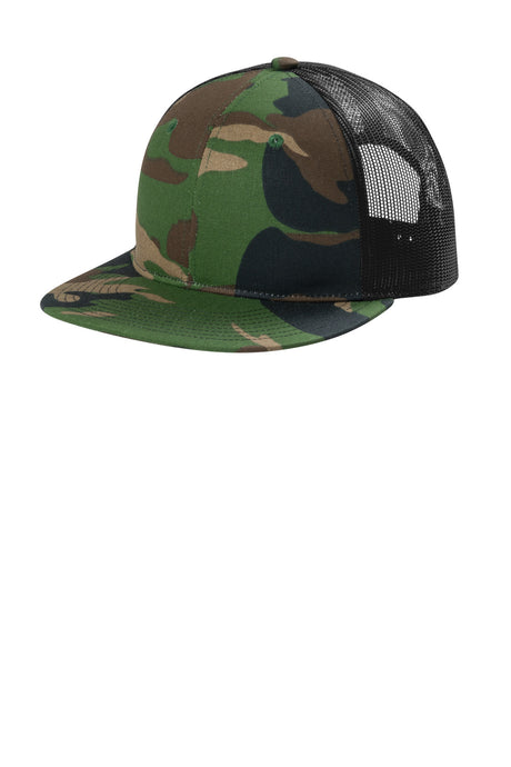 Port Authority    Snapback Flat Bill Trucker Cap C407