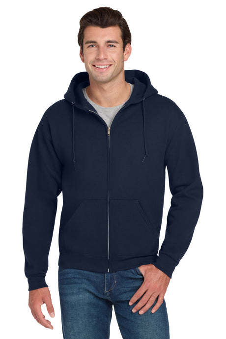 Jerzees Men's   Super Sweats   NuBlend   Full-Zip Hooded Sweatshirt