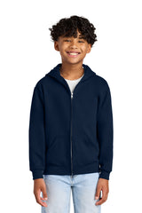 Jerzees Youth   NuBlend   Full-Zip Hooded Sweatshirt