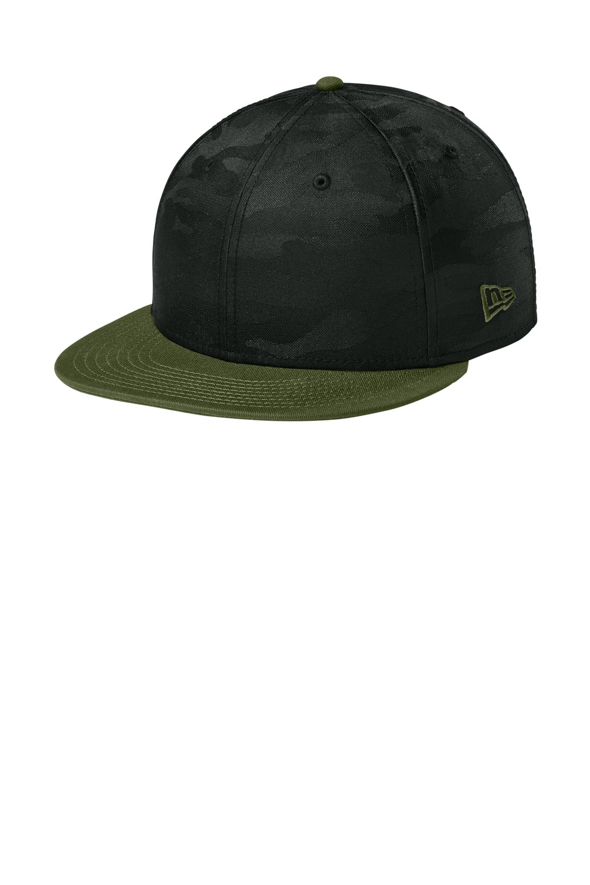 New Era     Camo Flat Bill Snapback Cap NE407